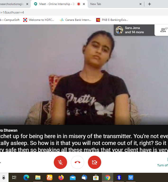 1st Online summer Internship in Clinical Psychology organized by Research Solutions Global