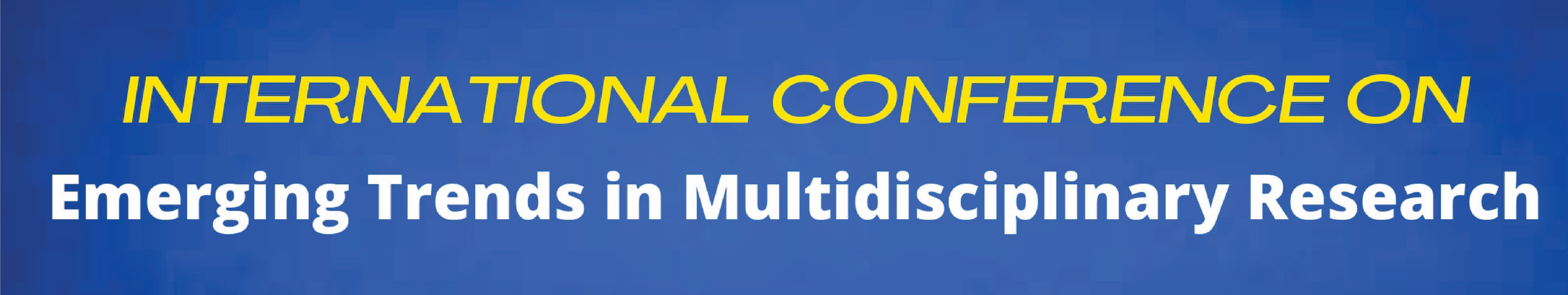 Call for Papers for International Conference on Emerging Trends in Multidisciplinary Research Organized by RESEARCH SOLUTIONS GLOBAL In Association with D.P.G Degree College - Center Banner